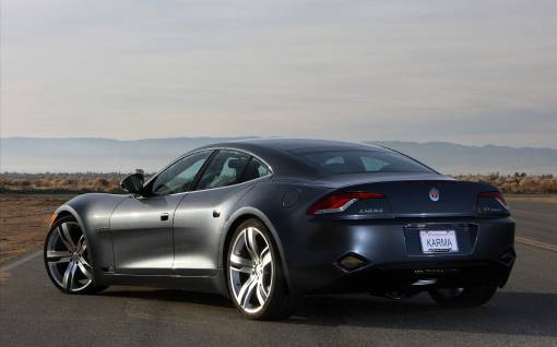 Fisker karma сзади