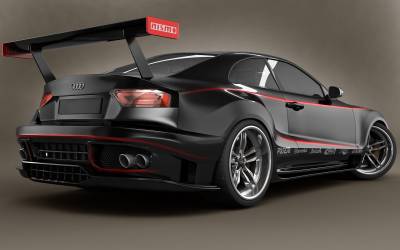 Audi, a5, gtr, black