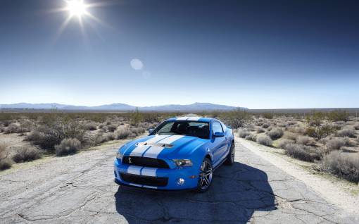 Shelby Mustang в пустыне