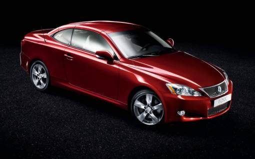 Lexus IS-250-C red