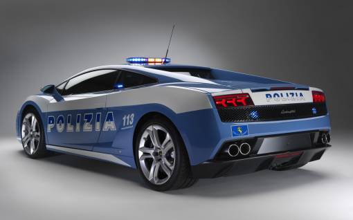 Lambo gallardo police