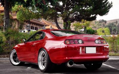 Toyota supra red