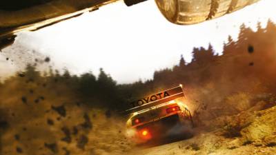 Toyota rally car