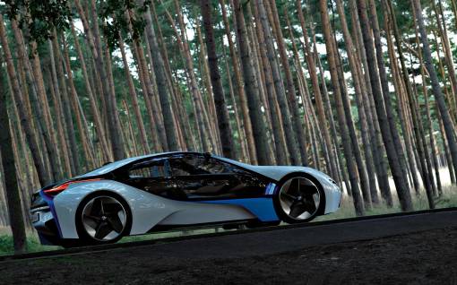 BMW ED vision едет на подъем