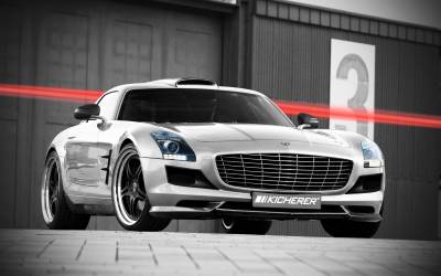 Mercedes, sls, kicherer