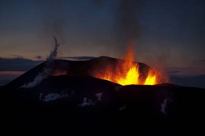 Активность вулкана