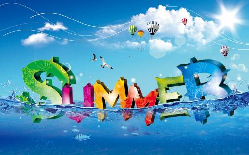 Буквы Summer