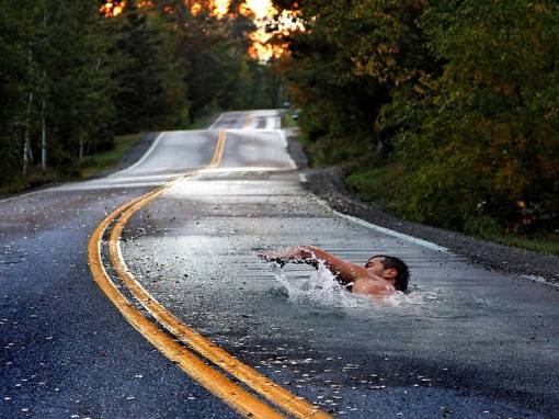 Дорога из воды