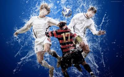 Футбол в воде