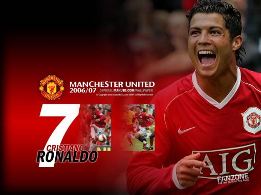 Cristiano Ronaldo, игрок из Манчестер Юнайтед