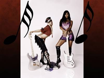 Гитаристки из ансамбля