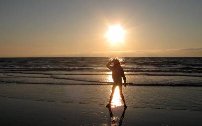 Девушка на пляже