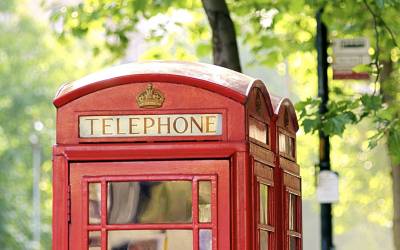 Телефонная будка в Англиий