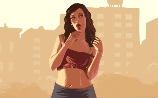 Девушка из Grand theft Auto 4