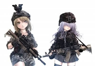 девушки солдаты