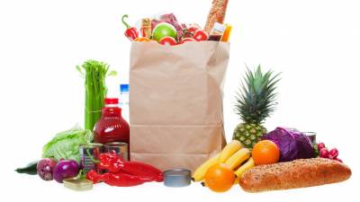Пакет с продуктами